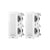 JENSEN® ELITE - 203 In - Wall Speakers (Pair) - JENSEN Speakers (ELITE - 203WH)